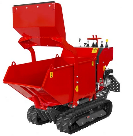 Raupentransporter 5.1 H Hydro² Honda GX200, Mulde + Schaufel